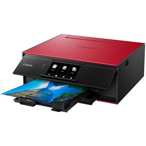 캐논 Canon PIXMA 9120 Printer Red (2231C042) Corel Paint Shop Pro X9 Digital Download & High Speed 6-foot USB Printer Cable