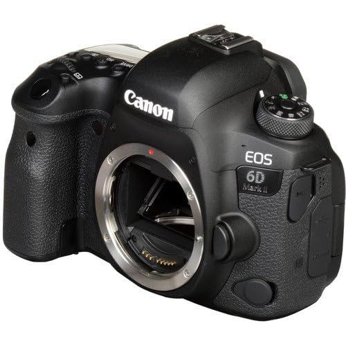 캐논 6Ave Canon EOS 6D Mark II DSLR Camera (Body Only) 26.2MP Full-Frame International Version Bronze Level Bundle
