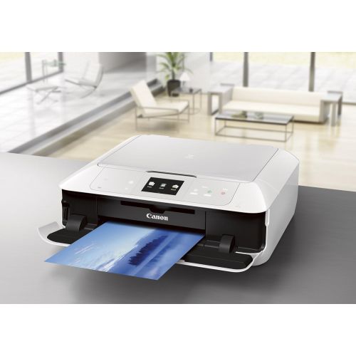 캐논 Canon CANON MG7520 Wireless Color Cloud Printer with Scanner and Copier, White (Discontinued By Manufacturer)