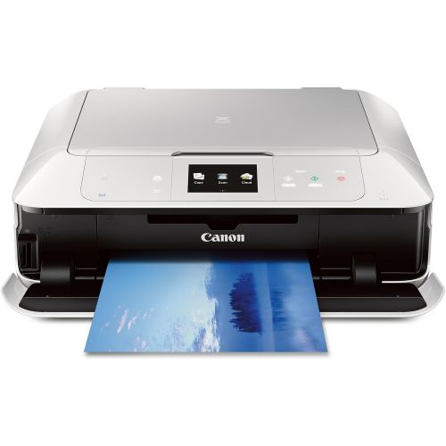 캐논 Canon CANON MG7520 Wireless Color Cloud Printer with Scanner and Copier, White (Discontinued By Manufacturer)