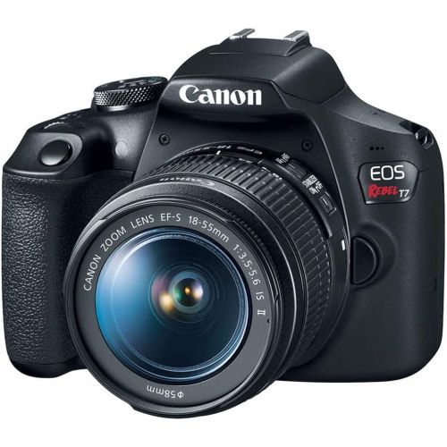 캐논 Canon 2727C002 EOS Rebel T7 Digital SLR Camera with 18-55mm f/3.5-5.6 is II Lens Bundle with 32GB Memory Card, Photo and Video Editing Suite, Deco Gear Camera Bag and Accessories (