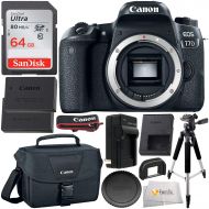 Canon EOS 77D DSLR Camera with Accessory Bundle (Body Only Essential)