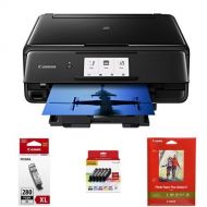 Canon TS8120 Wireless All-In-One Printer with Scanner and Copier: Mobile and Tablet Printing, with Airprint(TM) and Google Cloud Print compatible, Black