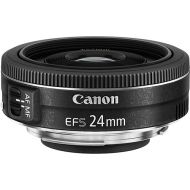Bestbuy Canon - EF-S 24mm f2.8 STM Standard Lens for Canon APS-C Cameras - Black