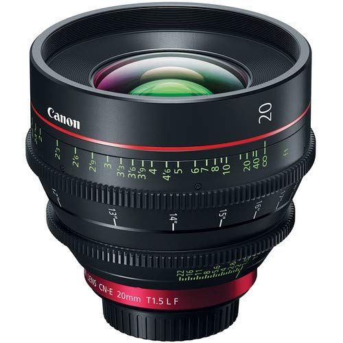 Canon (6Ave) Canon CN-E 20mm T1.5 L F Cinema Prime Lens (EF Mount)