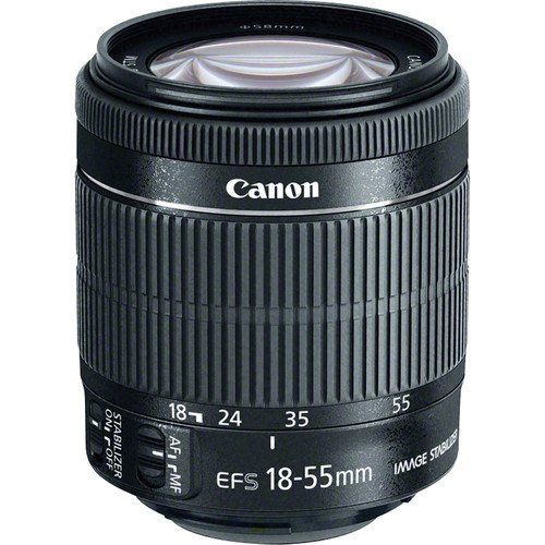  Canon (GP) Canon EF-S 18-55mm f3.5-5.6 is STM Zoom Lens with UV, CPL, FLD + Close up kit 1,2,4,10 + Tulip Hood + Collapsible Hood+ Lens Pen + dust Blower + Lens Cap + Starter kit