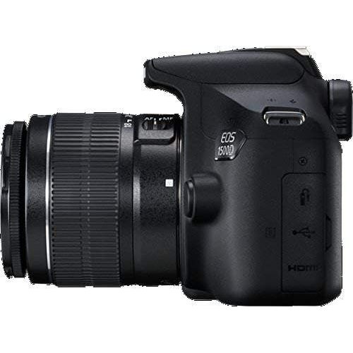  Canon Intl. Canon EOS 1500D (Rebel T7) DSLR Camera with 18-55mm & 75-300mm Lens Bundle + Premium Accessory Bundle Including 64GB Memory, Filters, Photo/Video Software Package, Shoulder Bag & M