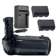 Canon Intl. Canon BG-E22 Battery Grip for Canon EOS R & EOS Ra with 2 Replacement Batteries & AC/DC Travel Charger
