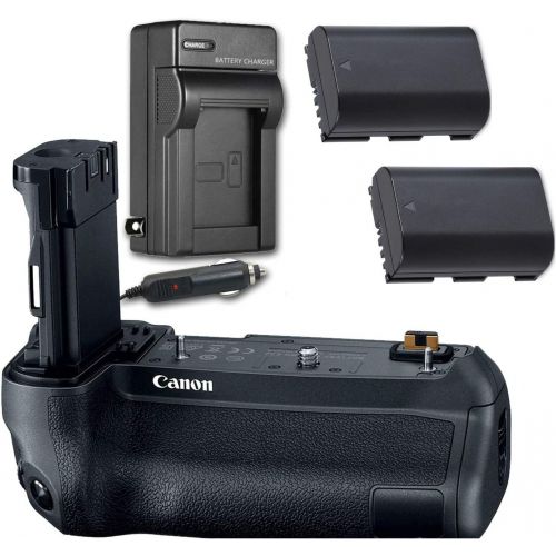  Canon Intl. Canon BG-E22 Battery Grip for Canon EOS R & EOS Ra with 2 Replacement Batteries & AC/DC Travel Charger