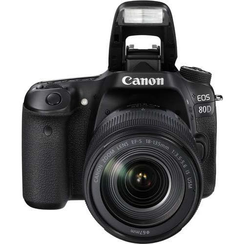  Canon Intl. Canon EOS 80D DSLR Camera with 18-135mm USM & 75-300mm III Lens Bundle + Premium Accessory Bundle Including 64GB Memory, Filters, Photo/Video Software Package, Shoulder Bag & More