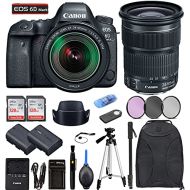 Canon Intl. Canon EOS 6D Mark II DSLR Camera with EF24-105mm f/3.5-5.6 is STM Lense Bundle, Starter Kit, Accessories (256Gb Memory Card, Extra Battery, Backpack, Tripod, Travel Charger and Mor