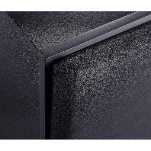  CANTON 31cm Active Bass Reflex Home HiFi Subwoofer with Additional Passive Membrane Black (SUB 12.4)