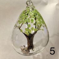 CantonGlassWorks Hand Blown Ornament - Spring Tree of Life