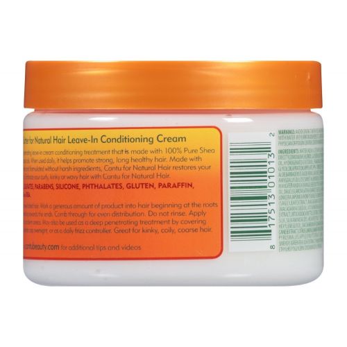  [아마존 핫딜]  [아마존핫딜]Cantu Shea Natural Leave In Conditioning Cream, 1er Pack (1 x 340 g)
