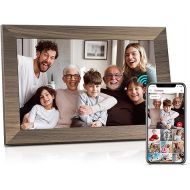 10.1 WiFi Digital Picture Frame, IPS Touch Screen Smart Cloud Digital Photo Frame with 16GB Storage, Wall Mountable, Auto-Rotate, Share Photos via Frameo App