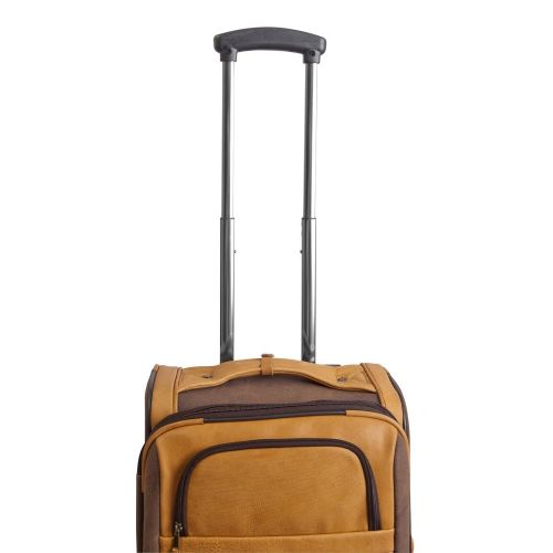  Canyon Outback Switzer Canyon 22-inch Spinner Carry-on Upright Suitcase, Brown