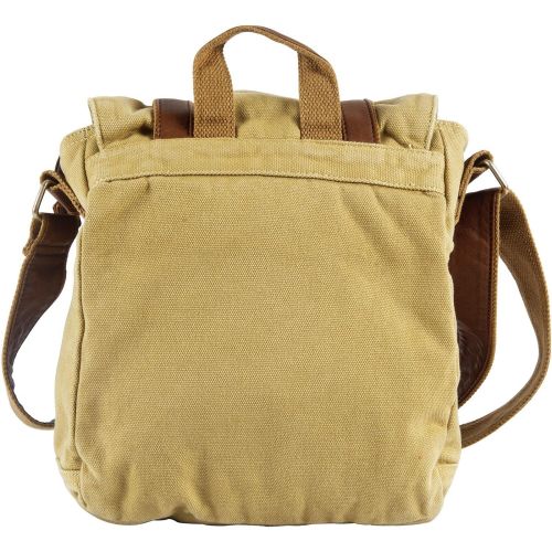  Canyon Outback Leather Goods, Inc. Urban Edge Corbin Canvas Messenger Bag, Tan