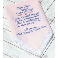 /CanyonEmbroidery Baptism Gift Girl Christening Gifts Something Blue Christian Confirmation Gift Baby Handkerchief Gift For Goddaughter For Godchild