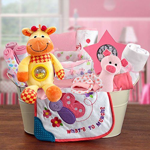  Capalbos Gift Baskets Welcome Home Baby Girl Large Gift Basket