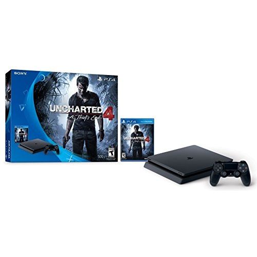  [아마존베스트]Capcom PlayStation 4 Slim 500GB Console - Uncharted 4 Bundle Discontinued