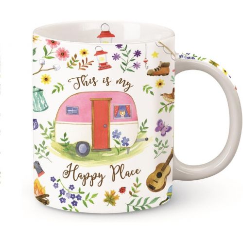  This is My Happy Place Camper Shore Mug Porcelain 13 OuncesCape Shore (Standard version)