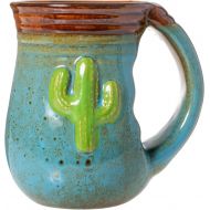 [아마존베스트]Cape Shore 18oz Stoneware Handwarmer Mug - Multiple Styles Available (Cactus)