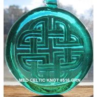 CapeCodGlassShop Celtic Knot Pressed Glass Suncatcher Ornament- Size 3 12 +