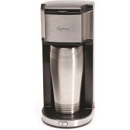 Capresso 425 On-the-Go Personal Coffee Maker, Silver/Black, Stainless steel, 16 oz