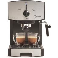 Capresso 117.05 Stainless Steel Pump Espresso and Cappuccino Machine EC50, Black/Stainless