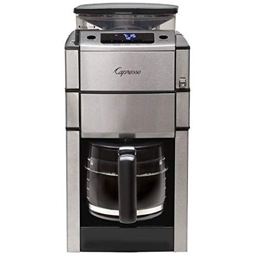  Jura Capresso 487.05 Team Pro Plus 12-Cup Coffee Maker Silver With Extra Glass Carafe, Set, 487.05-4477.01