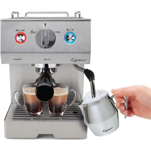  Capresso Cafe Select Professional Stainless Steel Espresso and Cappuccino Machine