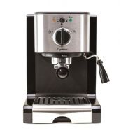 Capresso 116.04 Pump Espresso and Cappuccino Machine EC100, Black and Stainless