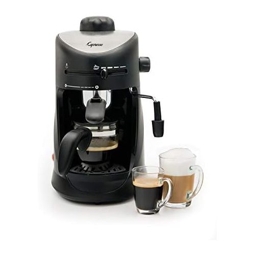  Capresso 303.01 4-Cup Espresso and Cappuccino Machine Black 13.25 x 7.5 x 9.75