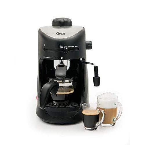  Capresso 303.01 4-Cup Espresso and Cappuccino Machine Black 13.25 x 7.5 x 9.75