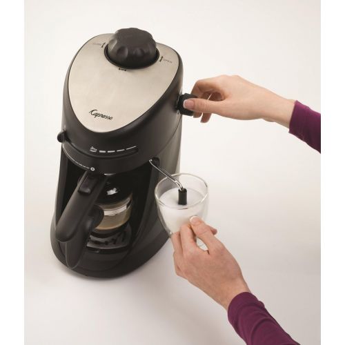  Capresso 303.01 4-Cup Espresso and Cappuccino Machine Black 13.25 x 7.5 x 9.75