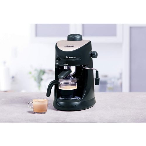  Capresso 303.01 4-Cup Espresso and Cappuccino Machine Black 13.25 x 7.5 x 9.75