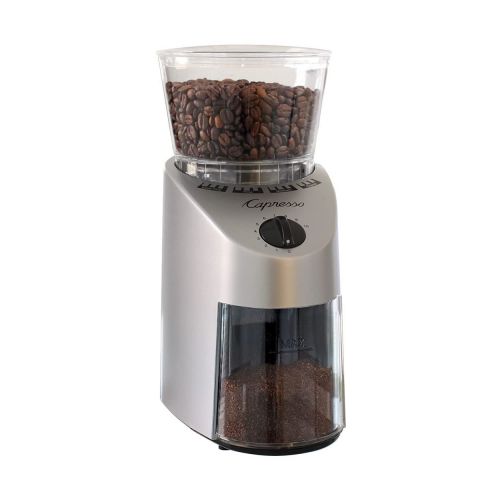  Capresso 56004C Infinity Conical Burr Grinder with East Coast Blend (16oz) Bundle