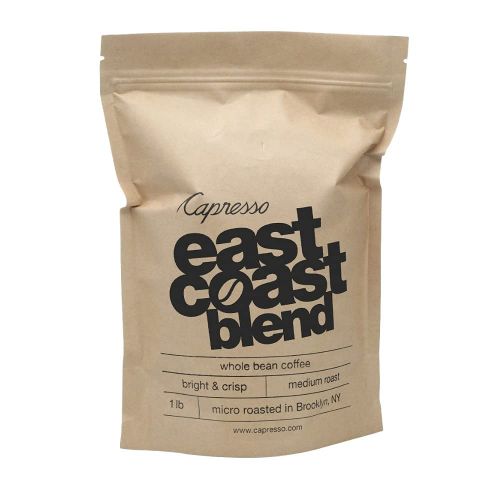  Capresso 56004C Infinity Conical Burr Grinder with East Coast Blend (16oz) Bundle