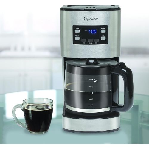  Capresso 434.05 12 Cup Coffee Maker SG300, Stainless Steel