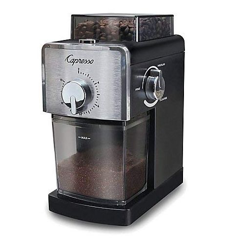 Capresso 591.05 Coffee Burr Grinder Stainless Steel