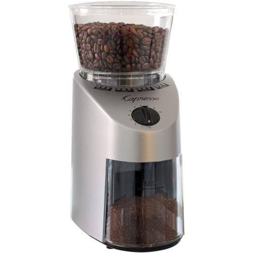  Capresso 560.04 Infinity Conical Burr Coffee Grinder with Urnex Full Circle Biodegradable Cleaning Tablets (2 Items)