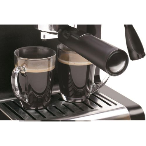  [아마존베스트]Capresso 116.04 Pump Espresso and Cappuccino Machine EC100, Black and Stainless