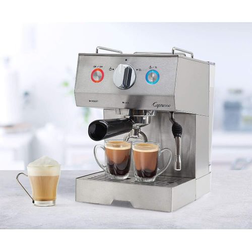  Capresso Cafe Select Professional Stainless Steel Espresso and Cappuccino Machine