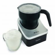 [아마존베스트]Capresso froth Pro Milk Frother for Cappuccino, Espresso, Latte and Hot Chocolate, 7 x 5 x 6, Black/Matte Silver