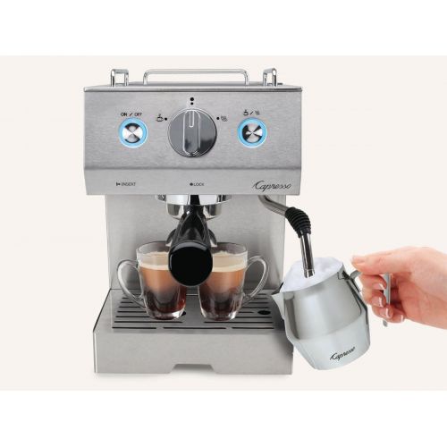  Capresso 125.05 Cafe Pro Espresso Maker, 42 oz, Silver