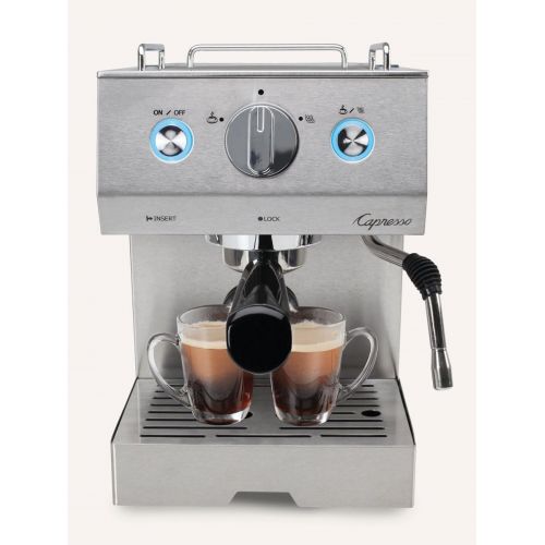  Capresso 125.05 Cafe Pro Espresso Maker, 42 oz, Silver