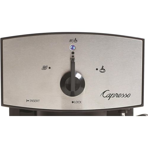  Capresso 117.05 Stainless Steel Pump Espresso and Cappuccino Machine EC50, BlackStainless