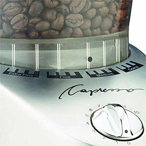  Capresso Metal Die-Cast Housing Conical Burr Grinder