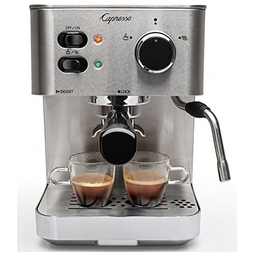  Capresso 118 Ec Pro Espresso And Cappuccino Machine, Silver