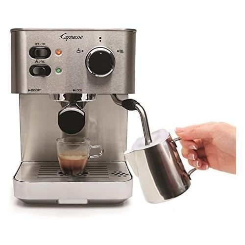  Capresso 118 Ec Pro Espresso And Cappuccino Machine, Silver